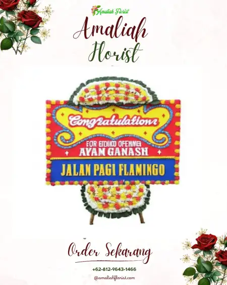 Sewa Papan Bunga Sumber Agung Mataram